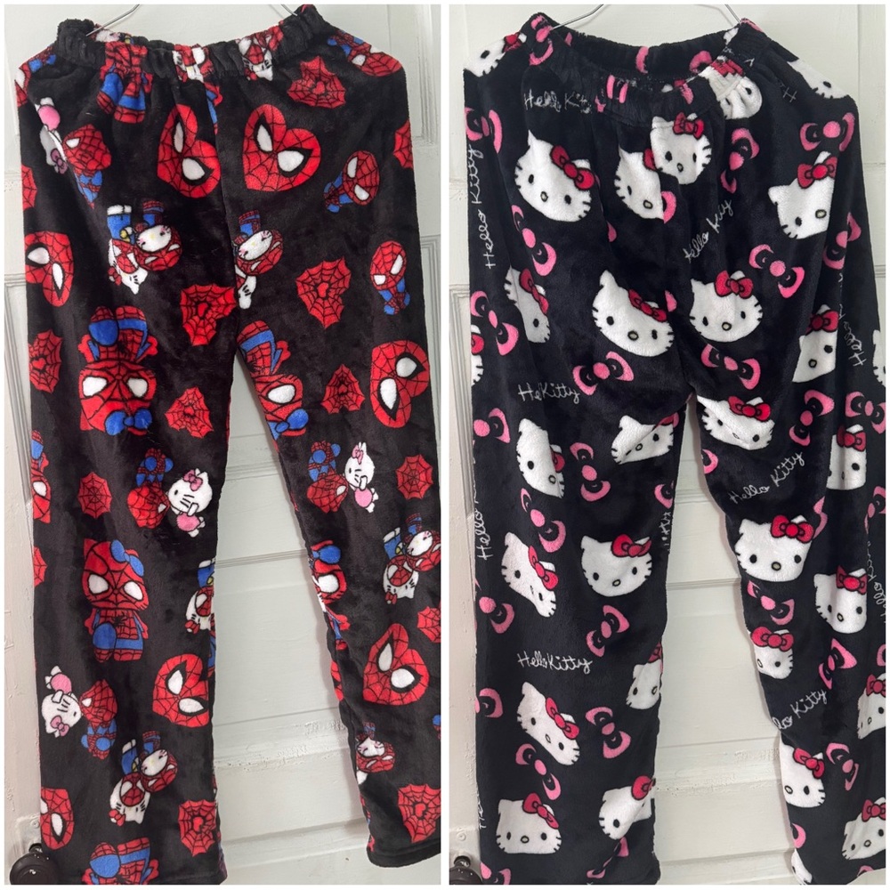 Hello Kitty and Spider-Man Pajama Pants Set